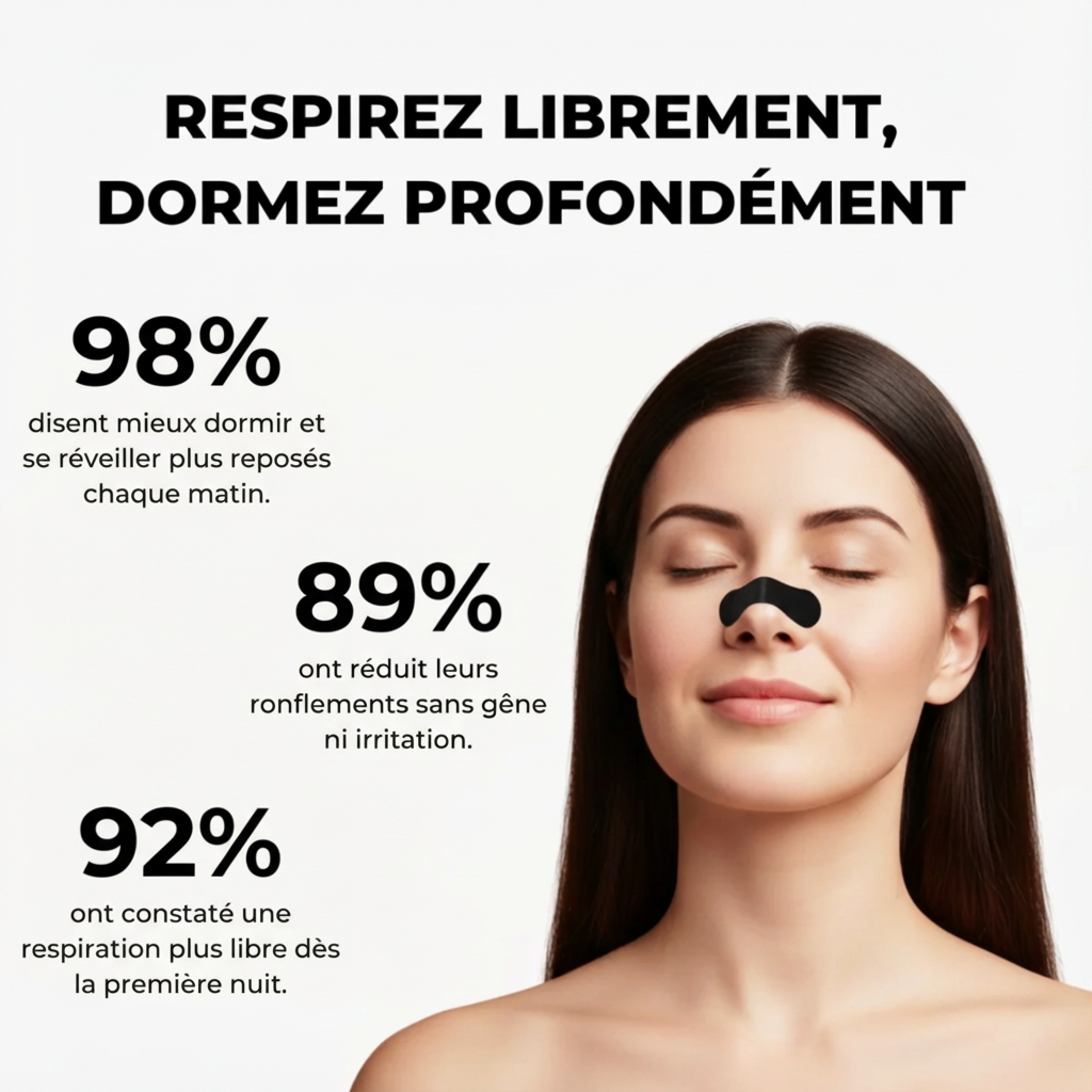Bandes Nasales Anti-Ronflement